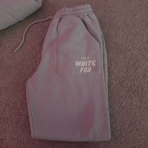 White Fox Offstage Moon Sweatpants Women’s Size XS